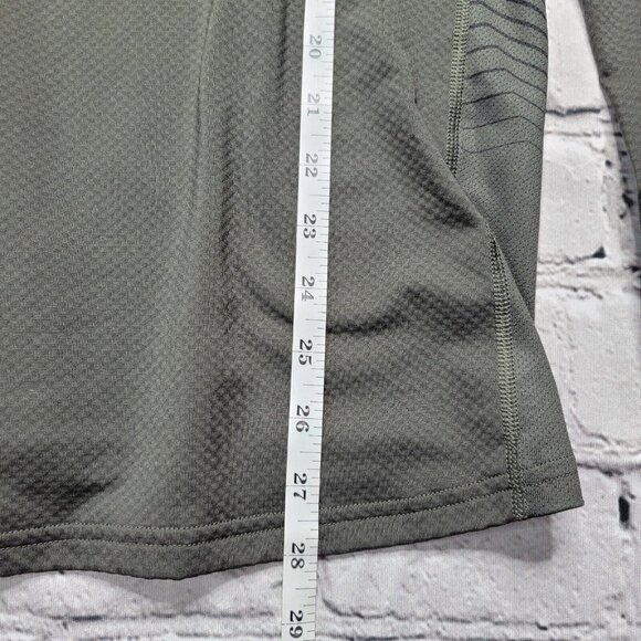 Under Armour Green Coldgear Reactor Fitted LongSleeve Top Size S - Picture 11 of 13